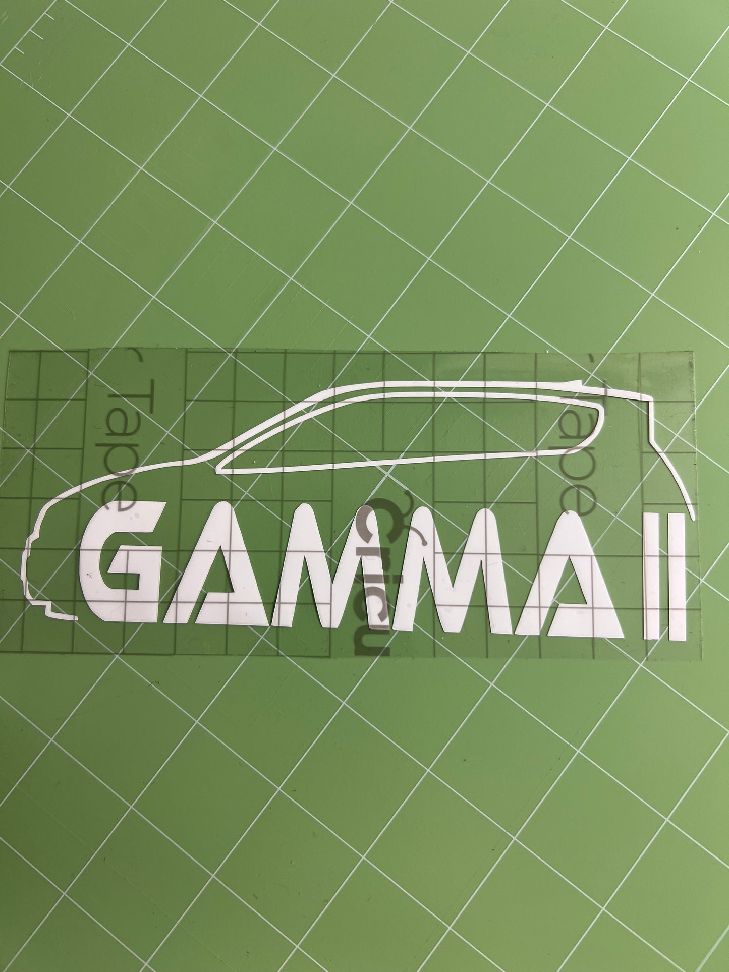 Chevrolet Sonic Hatchback Gamma II decal